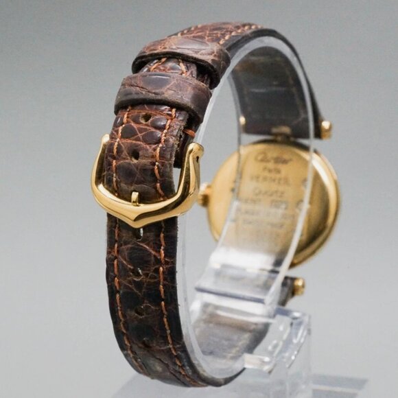 Cartier Ladies Vendome Gold 24mm Watch w/ Box + Tag main image 6